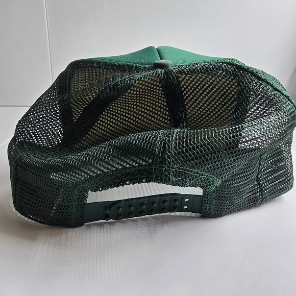 Lemon Lime Slice Soda Pop Vintage 80s Trucker Hat Green Adjustable Mesh Rare - Picture 2 of 3